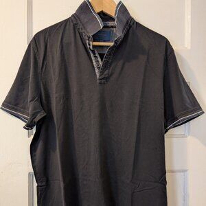 Fairlane Pima Cotton Black Polo Shirt Men’s L